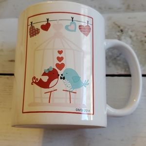 Love birds coffee cup